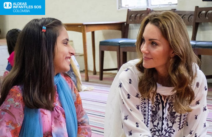La visita Real a Aldeas Infantiles SOS Pakistán
