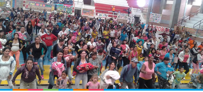 Las familias de Cazucá celebran el Día de la niñez y la recreación