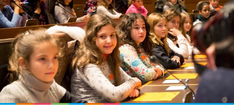 Los niños, diputados por un día